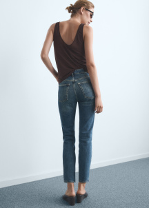 Скъсени дънки Claudia с кройка Slim