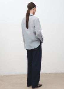 Блуза от лиосел с бродерия