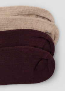 Комплект от 2 чифта рипсени чорапи