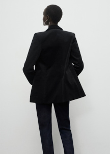 Велурен блейзър с джобове