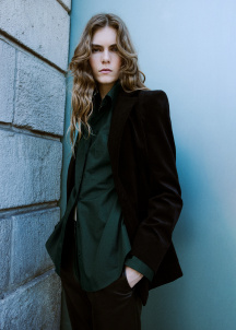 Оувърсайз риза с джоб