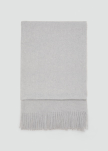 Шал с ресни по края