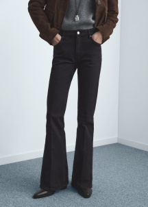 Разкроени дънки Violet с висока талия