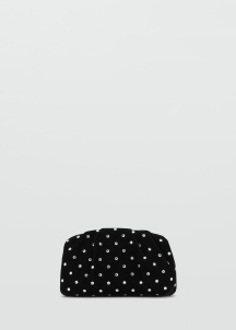 Клъч от кадифе с кристали