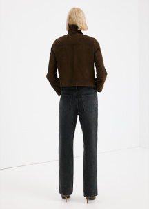 Дънки с права кройка и ниска талия