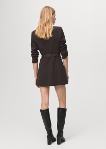 Блейзър в стил рокля с колан