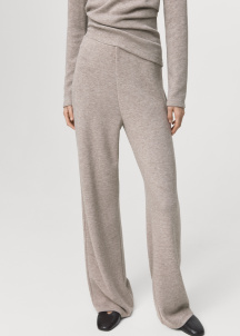 Панталон с ластична талия и права кройка