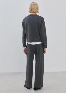 Панталон от памук с права кройка