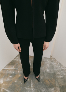 Трикотажен панталон с цепки