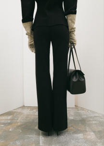 Трикотажен панталон с цепки