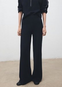 Прав панталон с контрастно райе