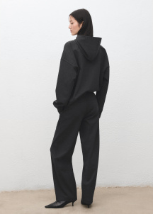 Плетени меланжирани панталони