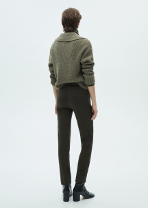 Панталон със скъсена и кройка Skinny