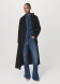 Ръчно изработено вълнено палто с колан