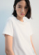 Памучна тениска с набран детайл